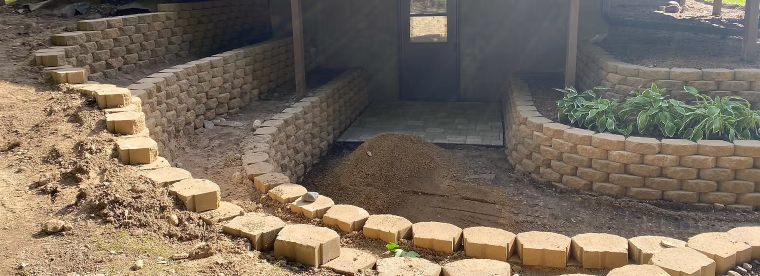 retaining-walls Retaining Wall Contstruction in Northern Wisconsin