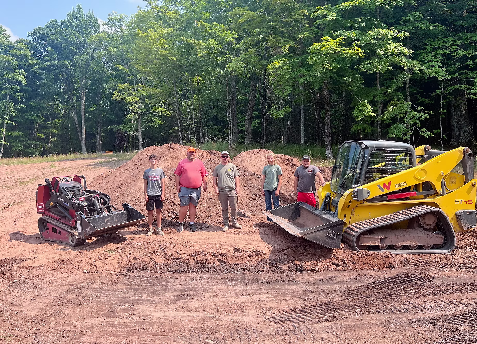 The entire musson landscaping team